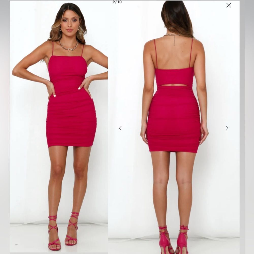 HELLO MOLLY FAVORITE THINGS DRESS ROSE SIZE S
